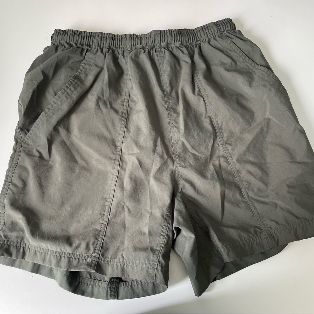 Olive Green Casual Shorts